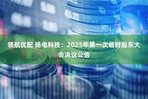 领航优配 扬电科技：2025年第一次临时股东大会决议公告